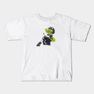 Dinosaur Motorbike T-Rex Chopper Kids T-Shirt